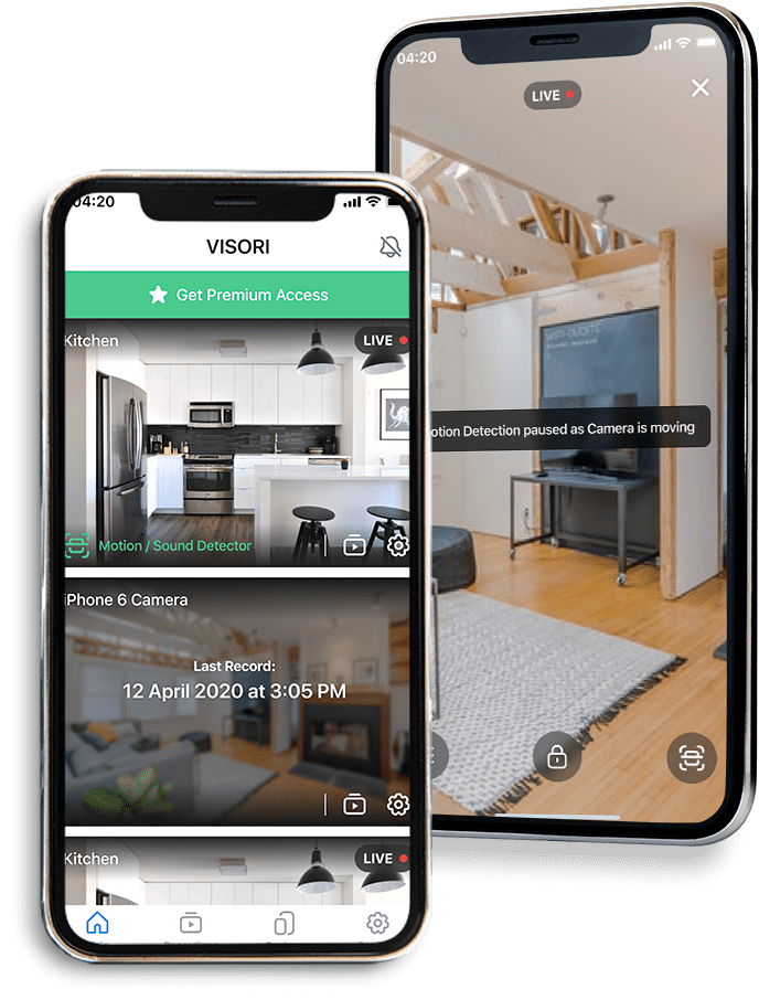 Indoor camera with store app